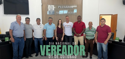 01 de outubro - Dia do Vereador